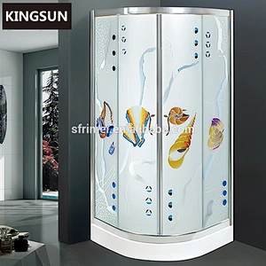 Luxury Normal Jacquard Printed bathroom Bath Shower Cabin