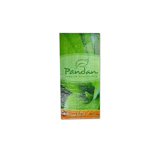 Customized pp rice bag 25kg with logo printing and bopp laminated green