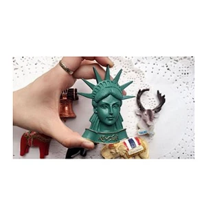 Silicone mold Statue of Liberty head fondant mold soap mold