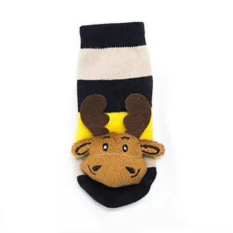 Autumn Winter wholesale kids manufacturers Newborn non slip floor lovely cartoon cat bear coral velvet Baby shoe Socks