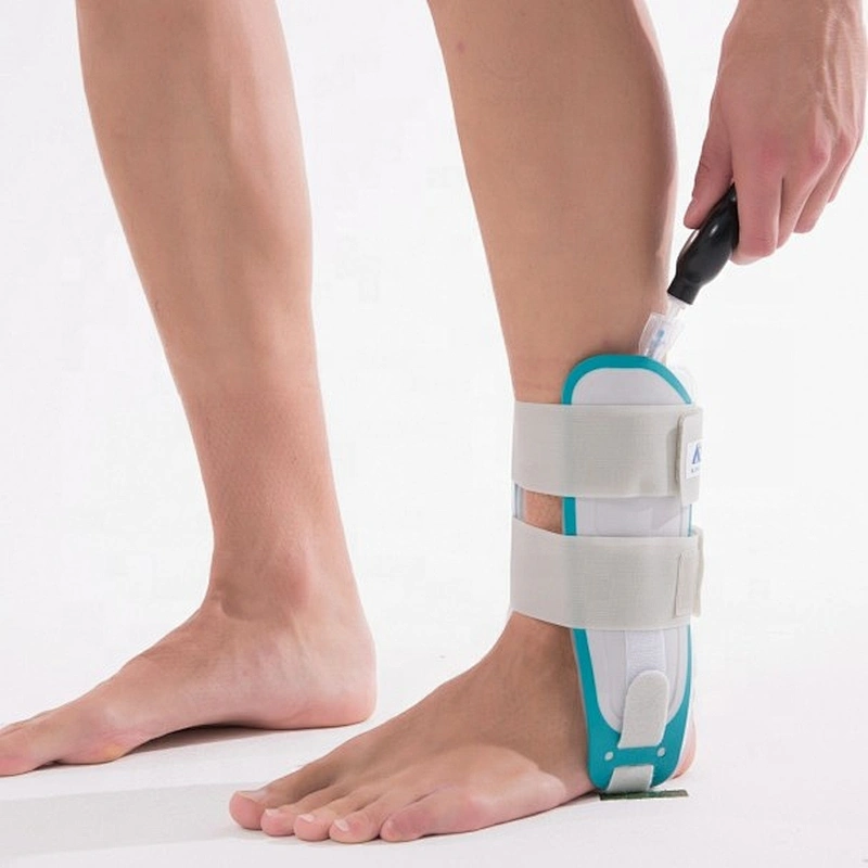 Orthopedic Medical Inflatable Air Pouch Stirrup Ankle Brace