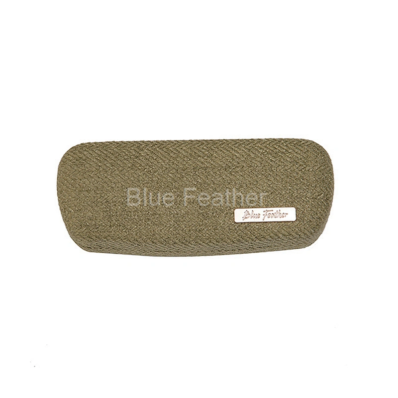Classic Textured Tweed Hard Optical Case for Daily Use