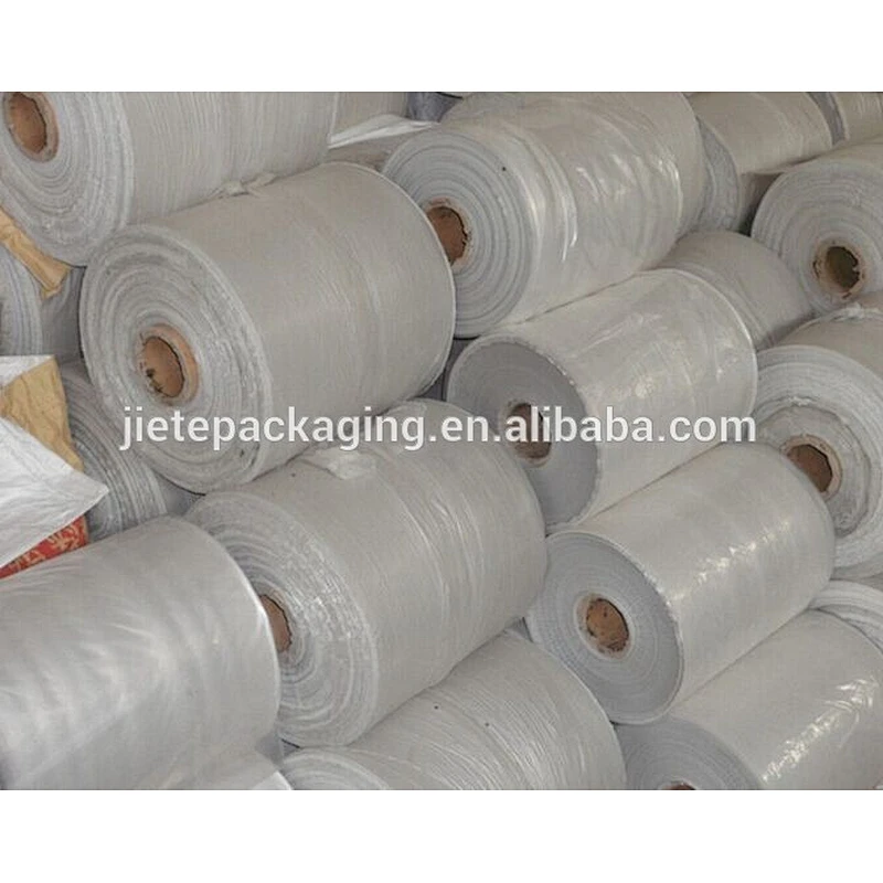 New material transparent pp woven packaging bags in roll