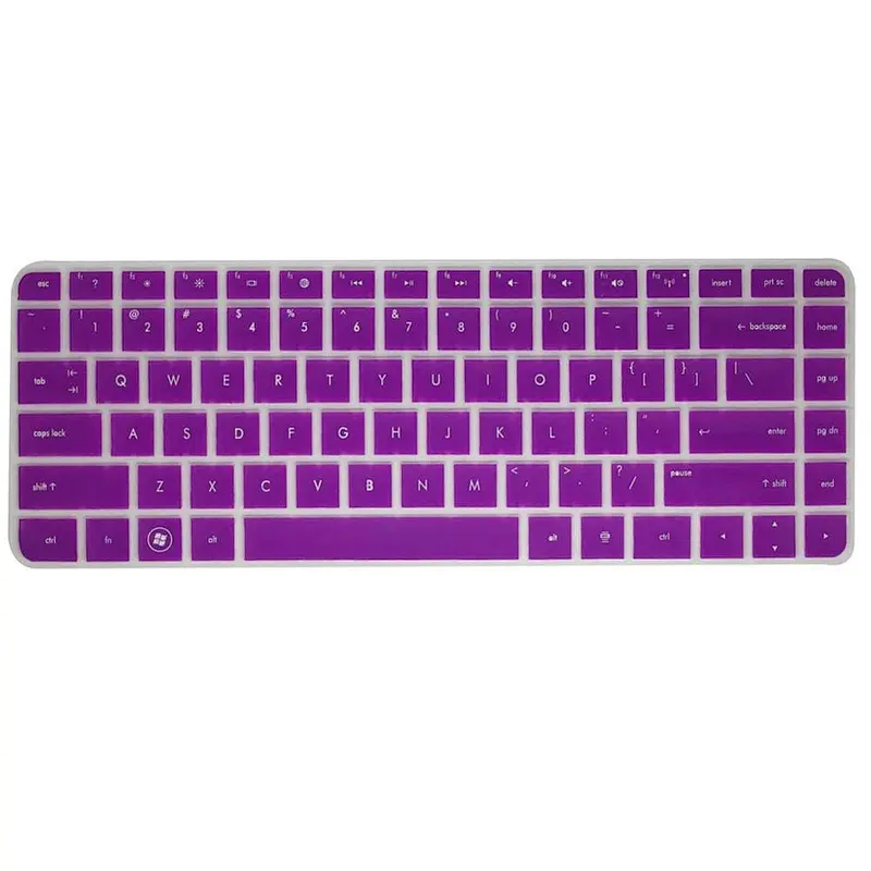 Semi Color Silicone Keyboard Cover Skin custom laptop keyboard skin for hp laptop skin