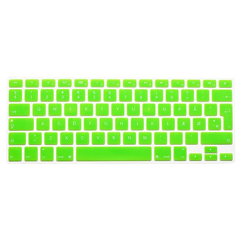 denmark change language Laptop silicone keyboard cover For Macbook air 11