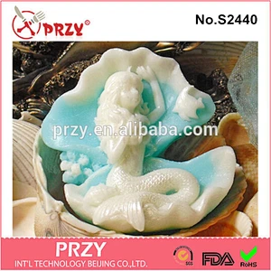 PRZY s2440 Handmade Silicone Mermaid Soap Mold