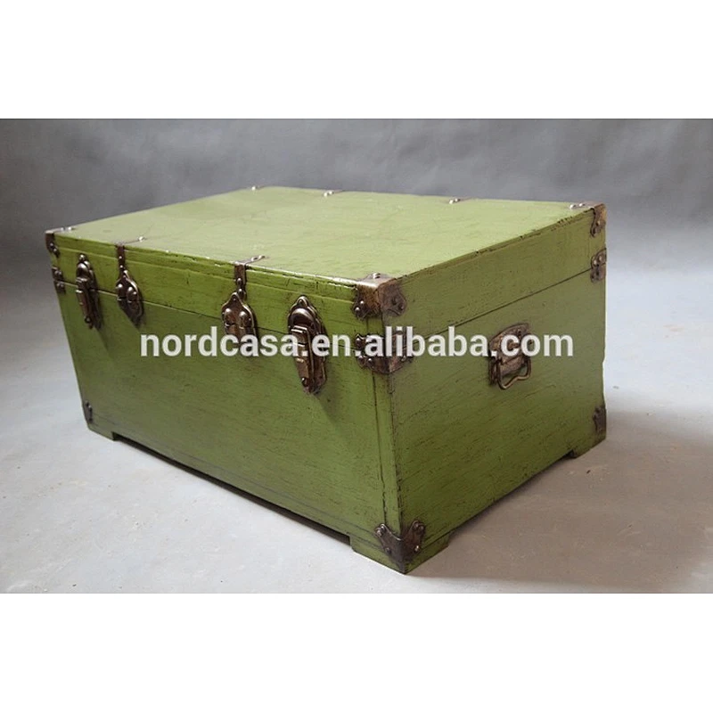 Chinese antique camphor wood trunk
