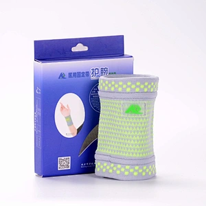 High Quality Tourmaline Heating Knitted Wrist Protector for Sport Support Band