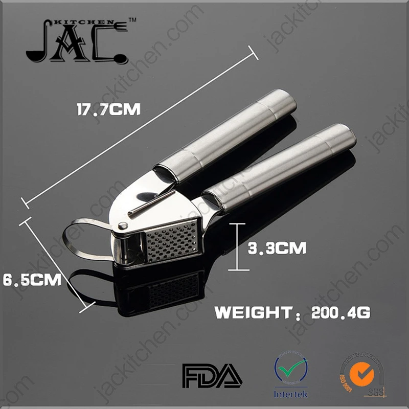 Gloriously Designed Stainless Steel Kitchen Garlic Press