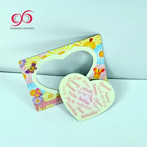 Guangzhou factory european wedding dress heart magnetic photo frame