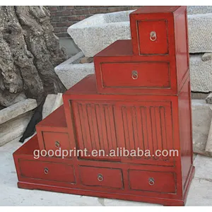 Wooden Antique Living Room Cabinet Floor Cabinet