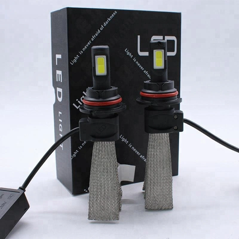 GT7 Fanless 9004 HI/LO LED Headlight Bulbs Conversion Kit For Cars