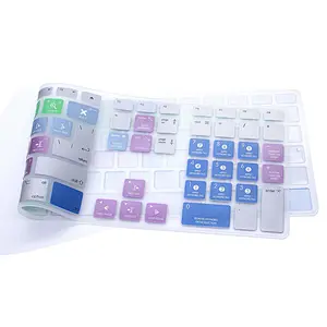 final cut pro Hotkey Shortcut Keyboard Cover Skin hotkey shortcut cover for desktops For iMac G6 Desktop PC Keyboard
