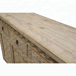 chinese antique reproduction natural wood oriental buffet living room furniture