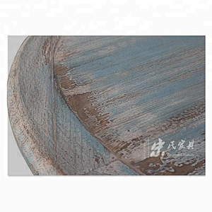 chinese rustic distressed wood dining room table