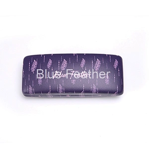 Glasses spectacle eyewear case with Eco friendly PU material and custom logo