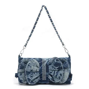 2012 ladies jean shoulder bag G5238