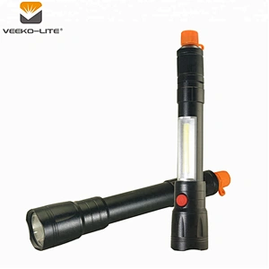2018 Portable Car Repair Outdoor Work Lights with Emergency Hammer Aluminium Flashlight COB Light
