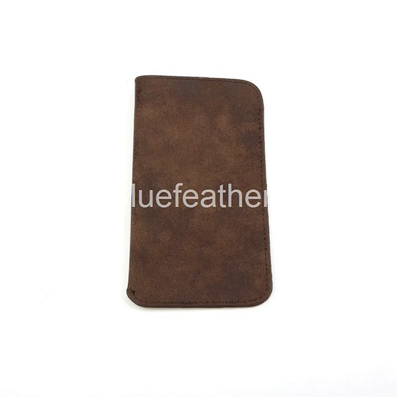 Men's PU Leather Monocolor Sunglasses Pouch