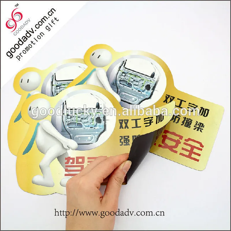 Custom waterproof sticker printing personalised car sticker design custom magnet car sticker
