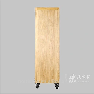 vintage industrial wood color recycle elm wood chinese tall cabinet