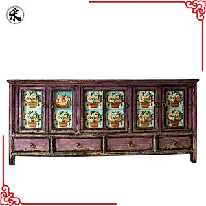 chinese antique porcelain painted oriental furniture