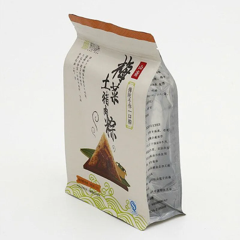 Superior quality custom resealable plastic kraft PE bags for food