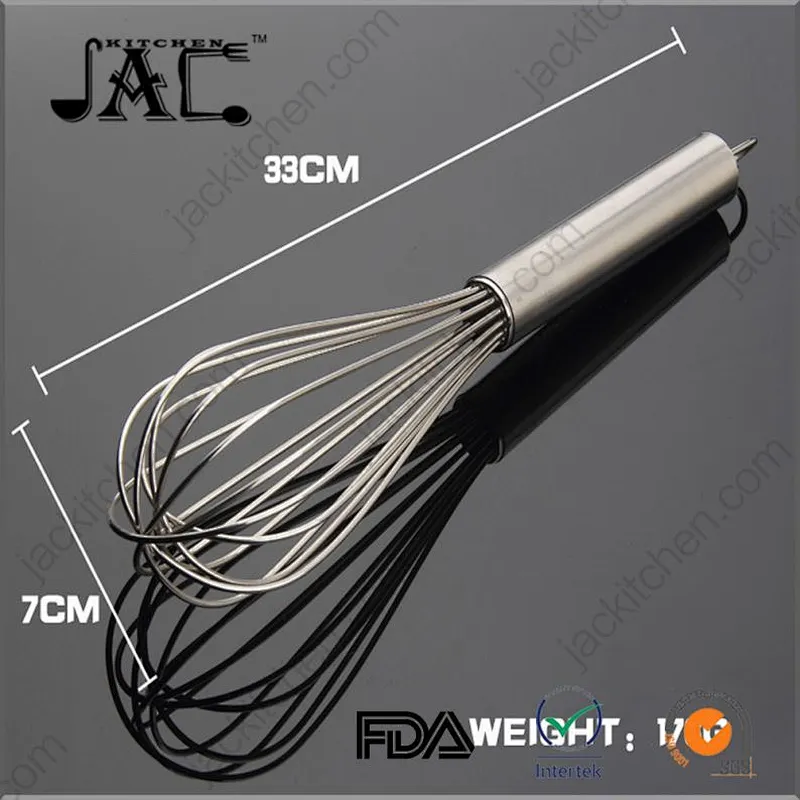 Commercial Stainless Steel Piano Whip with Sealed Handle