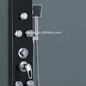 High quality massage black wall panel sanitary wares bathroom panel