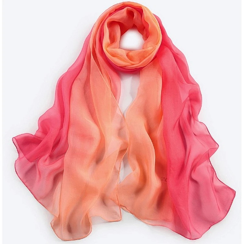 100% Natural Custom-made 100% silk scarf malaysia