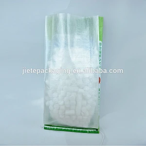 colorful printing and laminated with BOPP film PP woven sacks, bags for rice