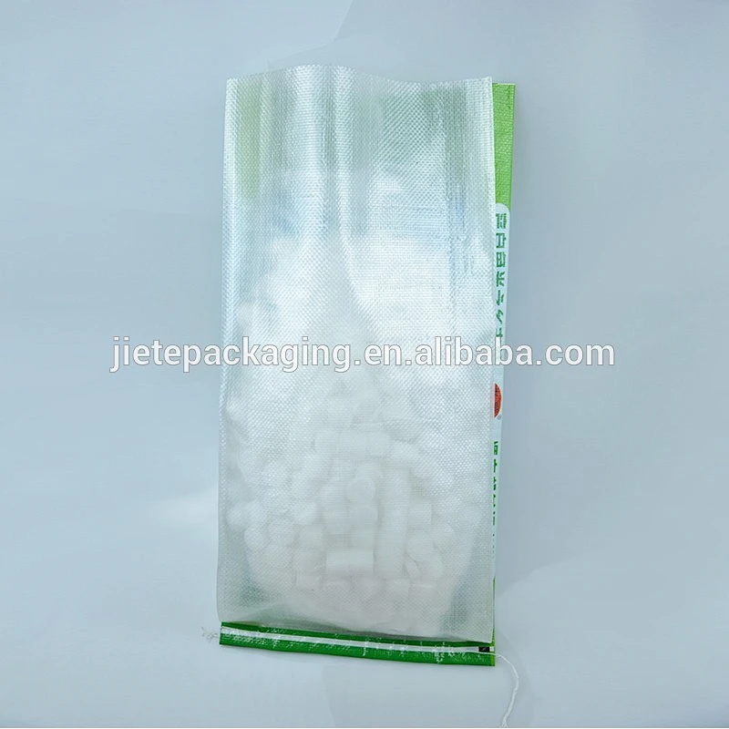 colorful printing and laminated with BOPP film PP woven sacks, bags for rice