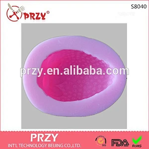 hot sale mini creative silicone fruit mould red strawberry molds silicone for concrete vase