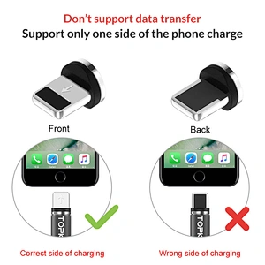 Hot sale factory supply usb cable fishing net round magnetic line for iphone