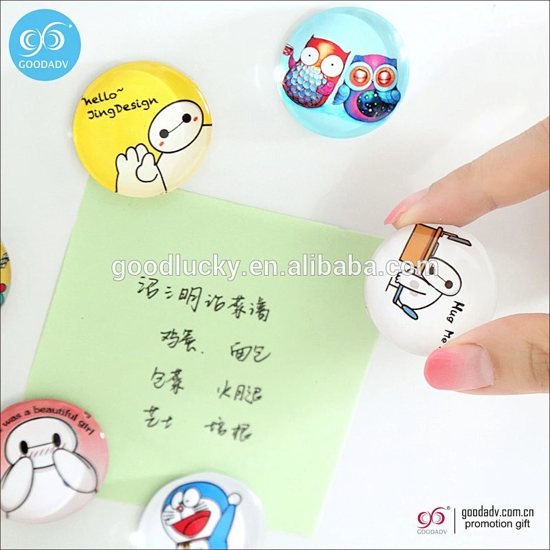 promotional gifts custom glass fridge magnet crystal magnetic fridge sticker