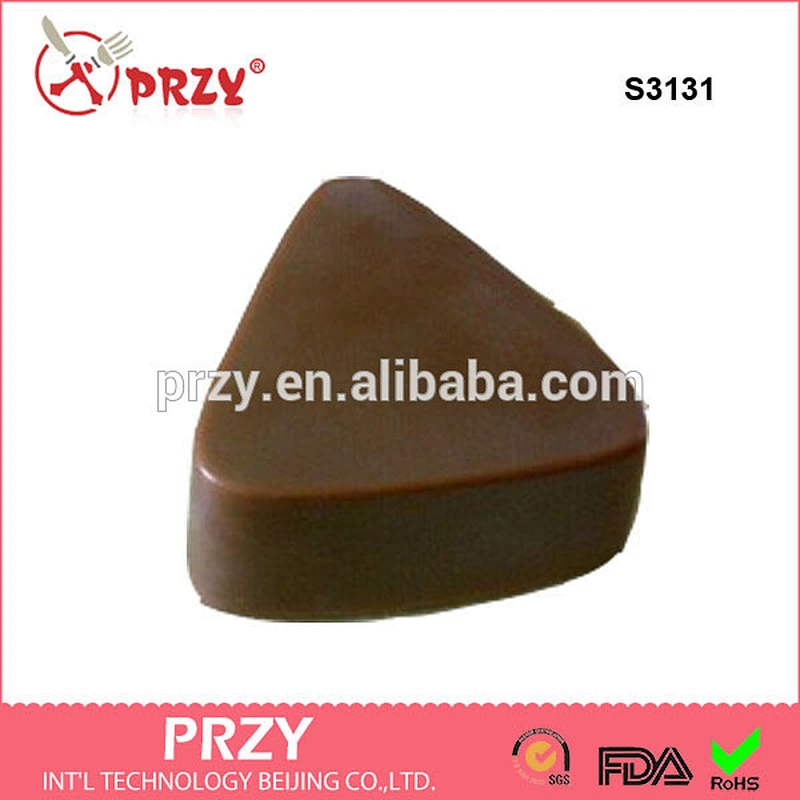 S3131 Triangle Shaped / 6 in 1 / Silicone Soap Mold