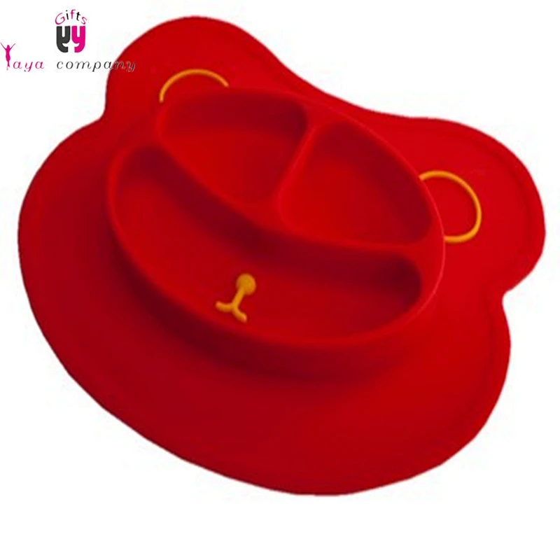 Eco-friendly Baby feeding silicone placemat with FDA washable mat