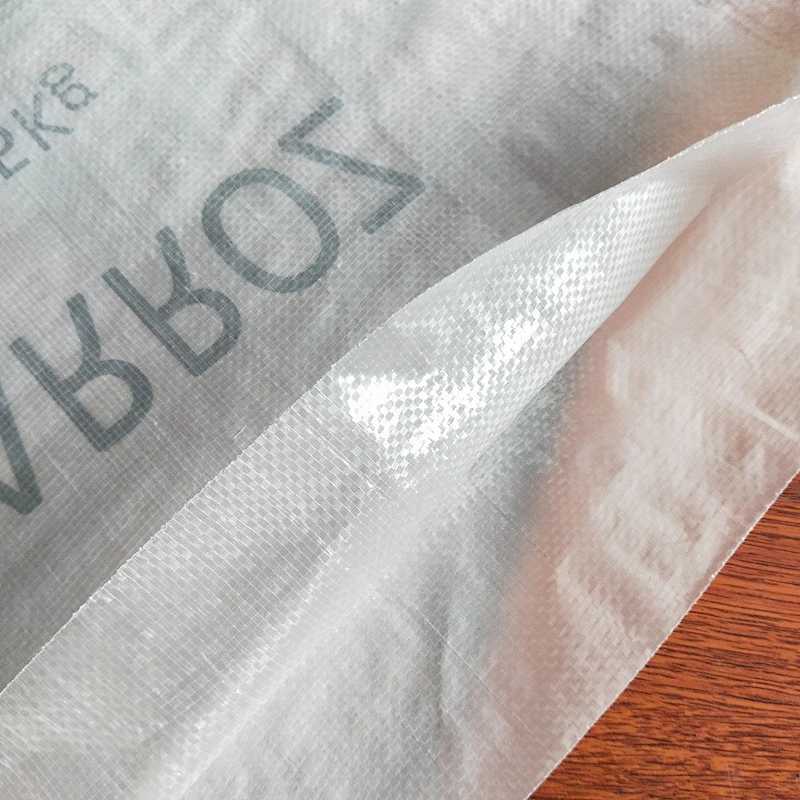 Agricultural use white printing woven bag packaging used for fertilizer 25kg