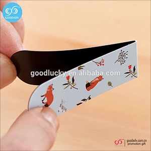 OEM manufacture gift magnet bookmarks clip