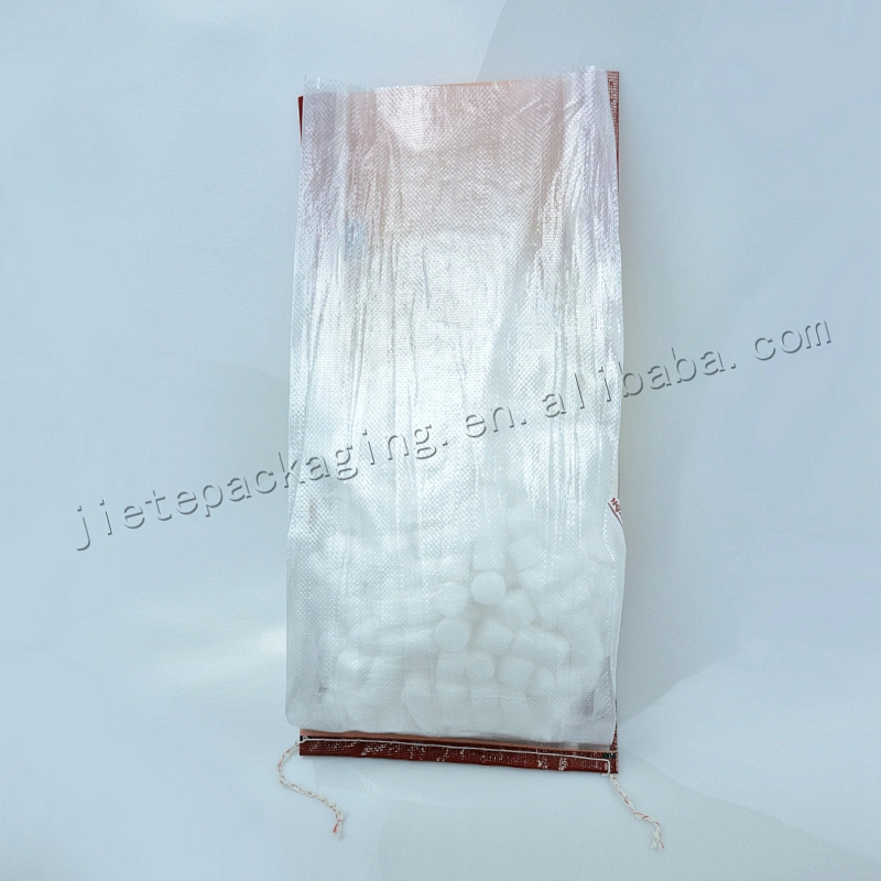 Customized transparent pp woven rice packaging bag 10kg,25kg,50kg for corn,grain,flour