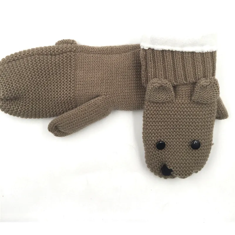 long fingerless gloves/women winter thick knit mittens