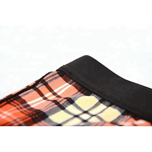Wholesale plaid underwear spandex boxers for men