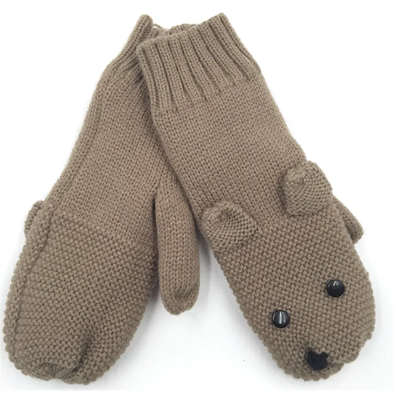 long fingerless gloves/women winter thick knit mittens