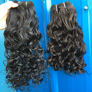The best selling style southeast asian hair wholesale human hair raw indian temple hair directly from india