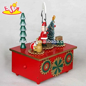 wholesale baby wooden box music Christmas kids wooden box music fashioned wooden box music W07B016A