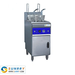2018 new product stainless steel automatic induction aut-lift deep fryer with timer