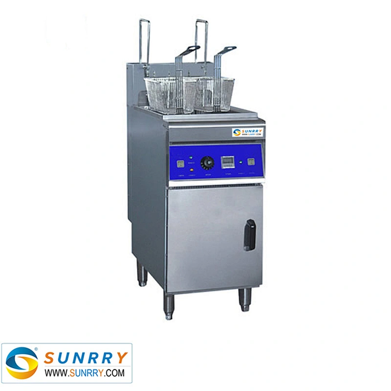 2018 new product stainless steel automatic induction aut-lift deep fryer with timer