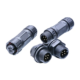 Waterproof Cables M12 Panel Mount 4Pin Connectors