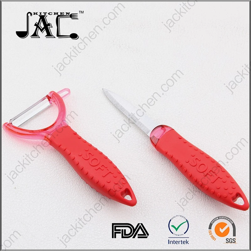 Commercial 2 Piece Stainless Steel Kitchen Knife and Peeler Set