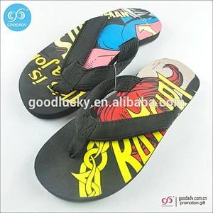 Thick EVA sole anime printed summer outdoor cheap fashion hot young slipper
